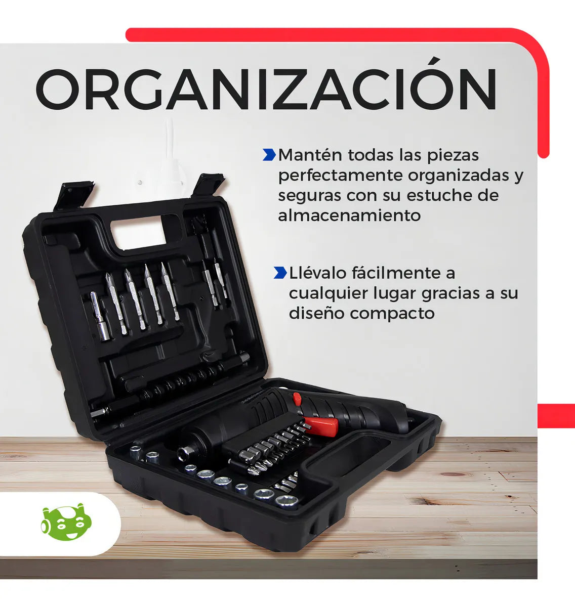 Destornillador x46 Piezas Recargable