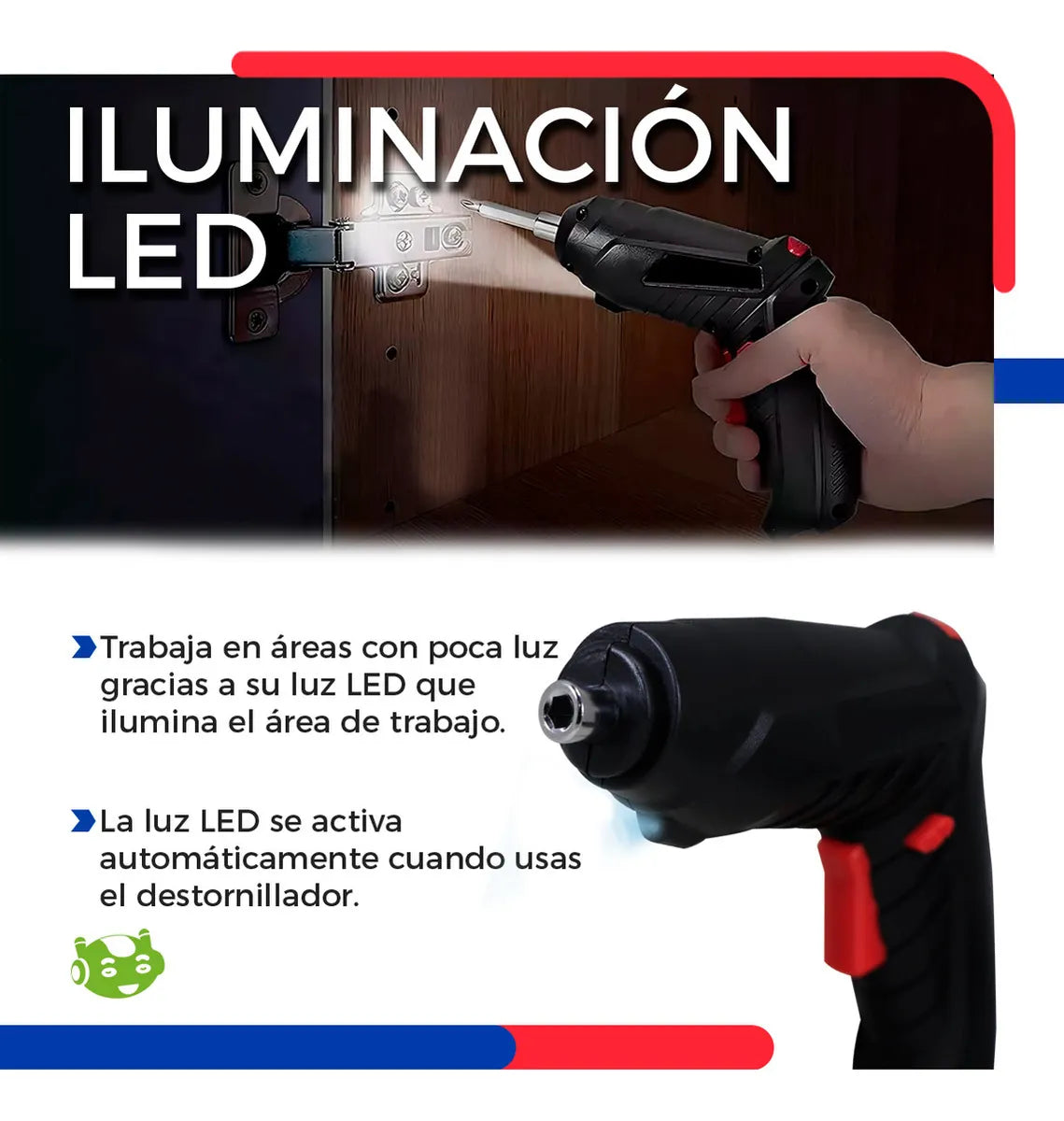 Destornillador x46 Piezas Recargable