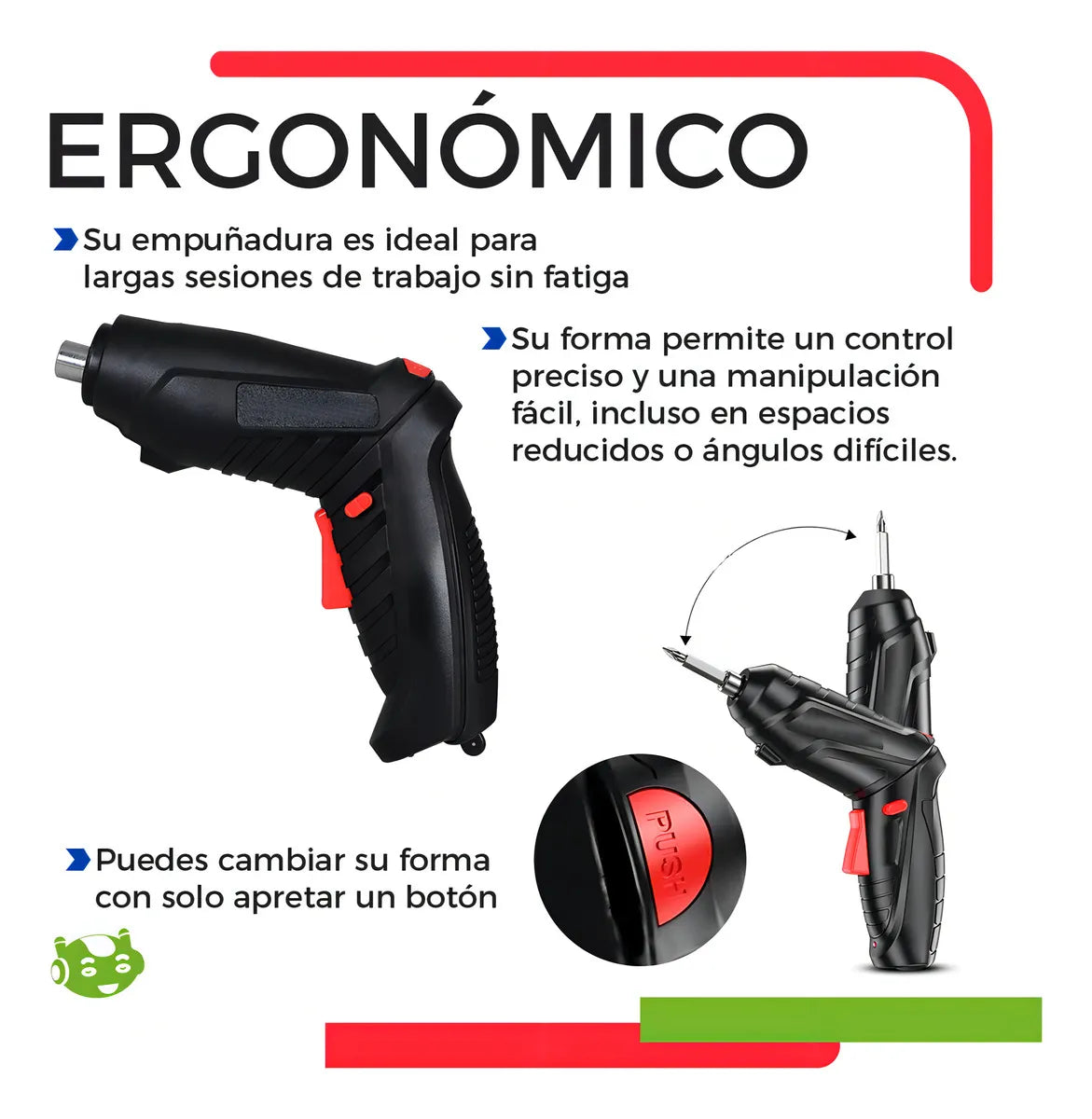 Destornillador x46 Piezas Recargable